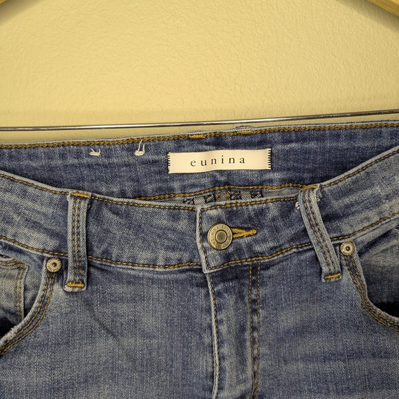 Eunina Distressed Blue Skinny Jeans - Picture 3 of 12